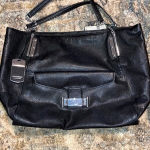 Leather Lauren Ralph Lauren tote
